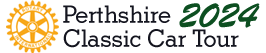 Perthshire Classic Car Tour 2023 logo